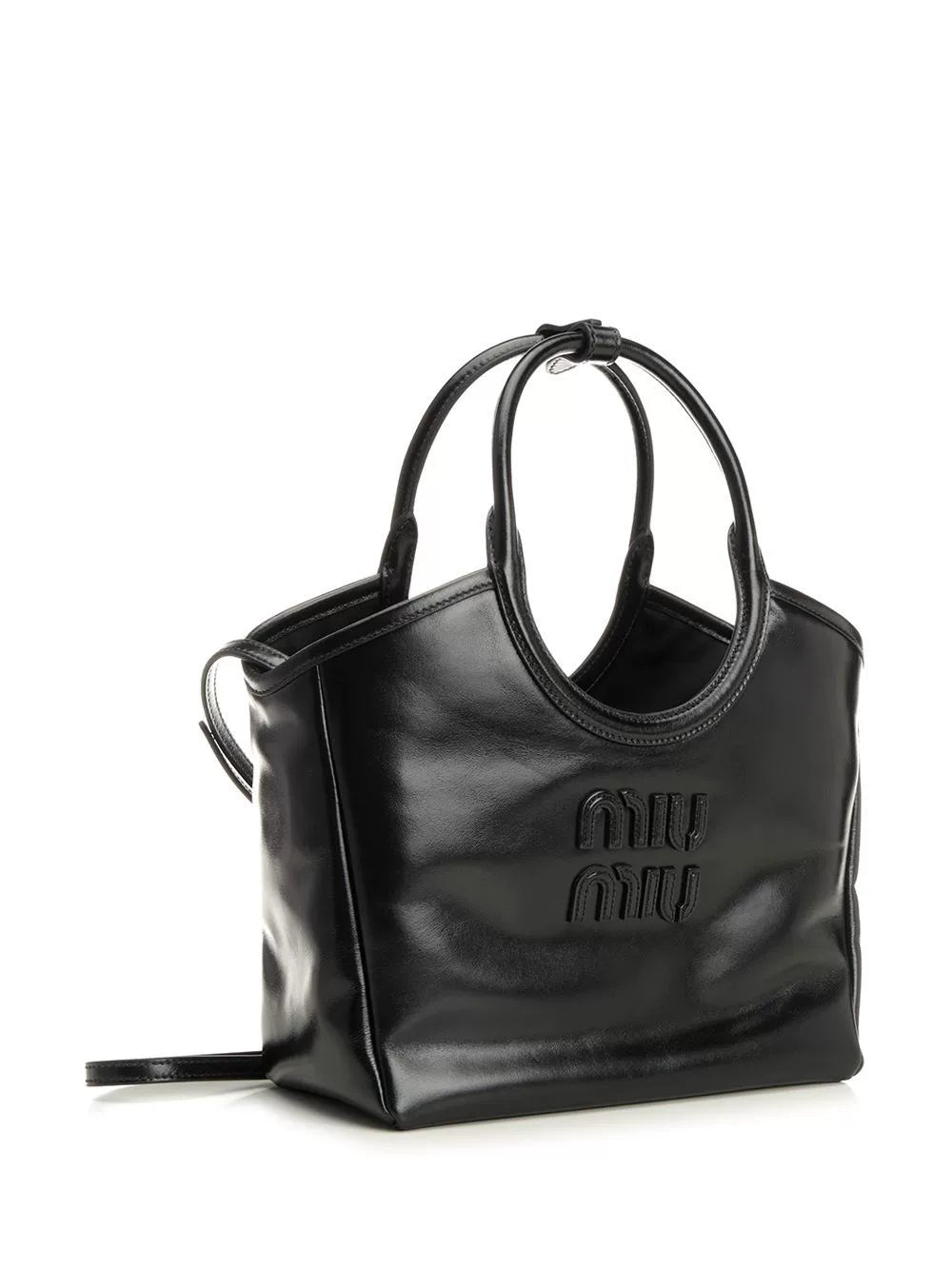 Miu Miu Women's Ivy Small Shoulder Bag in Black