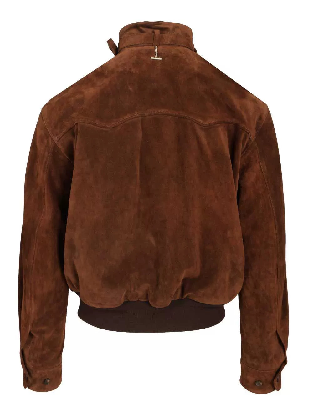 Alexander Mcqueen Men's Leather Jacket in Brown