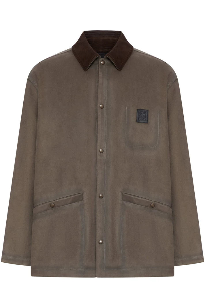 Loewe Men's Jacket in Khaki
