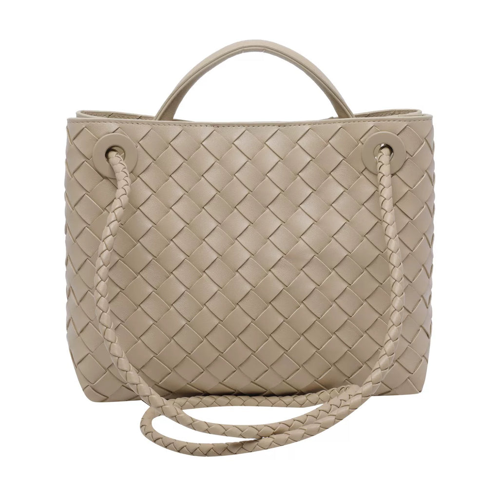 Bottega Veneta Women's Andiamo Small Bag in Beige