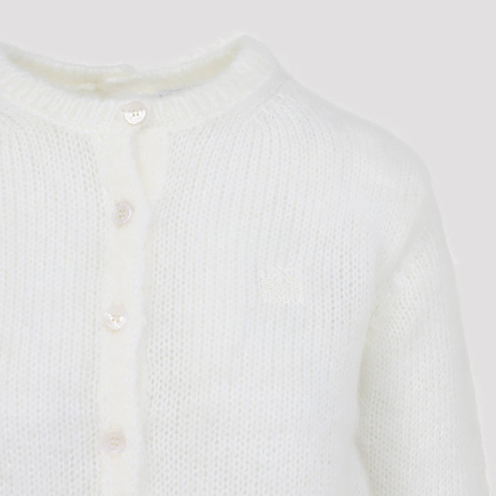 Loewe Women's Anagram Cardigan in White