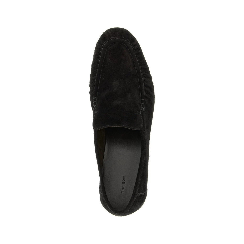 The Row Men's Soft Two Loafers in Black