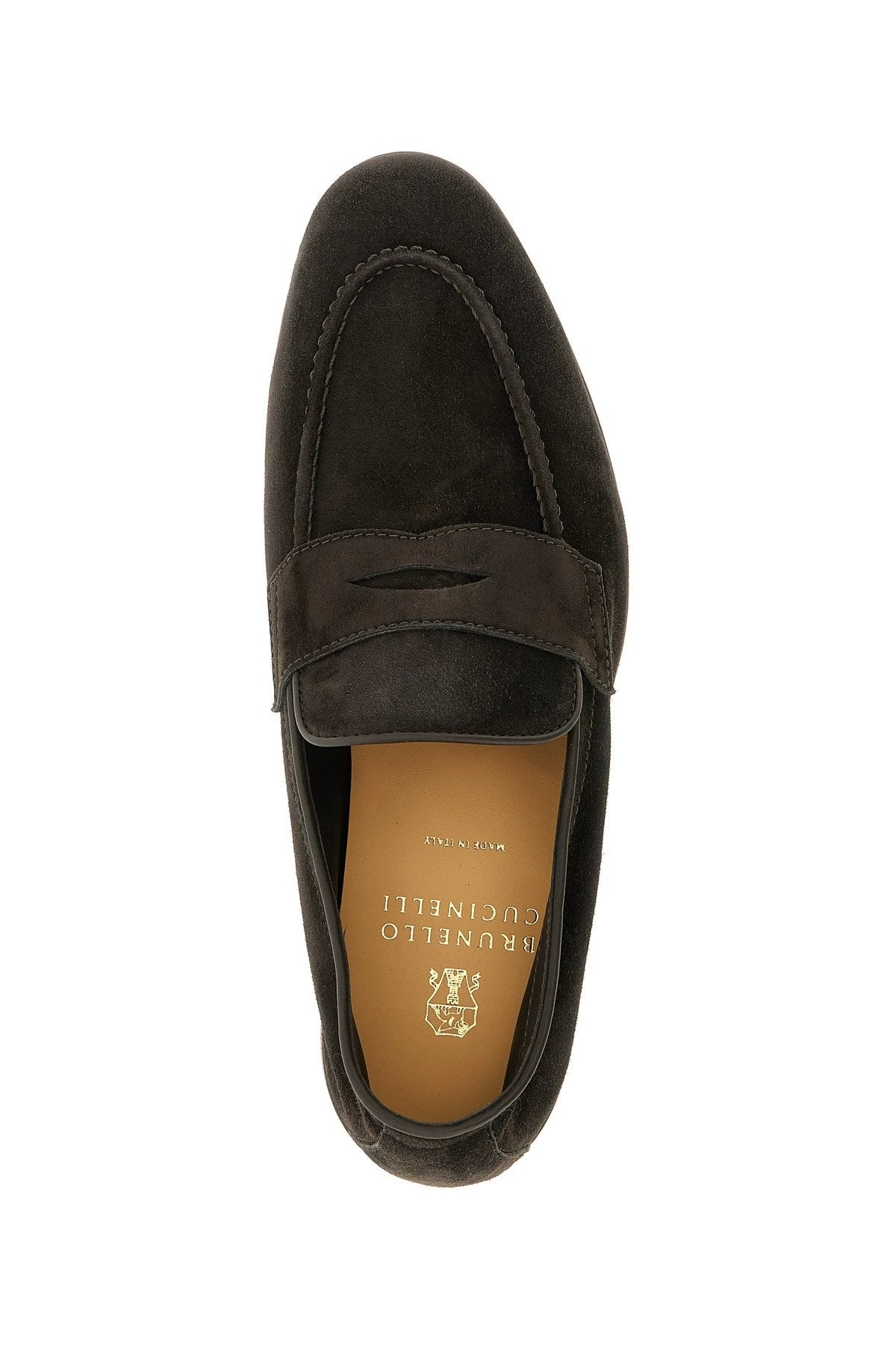 Brunello Cucinelli Men's Loafers in Brown