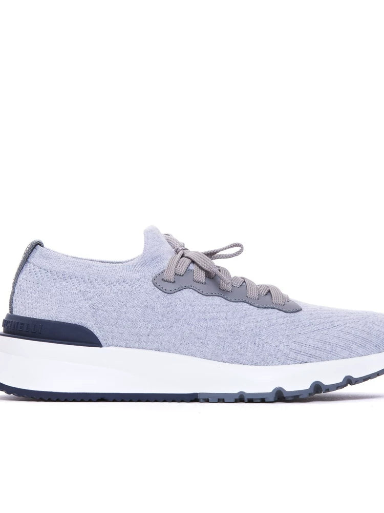Brunello Cucinelli Men's Sneakers in Blue