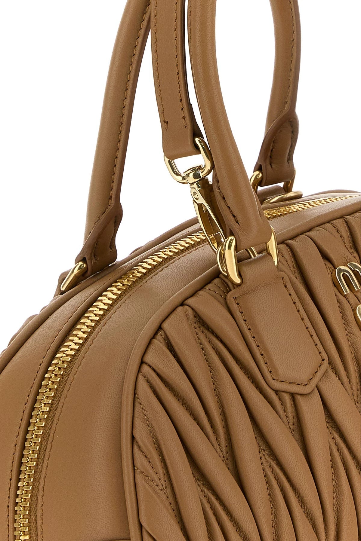 Miu Miu Women's Arcadie Shoulder Bag in Caramel