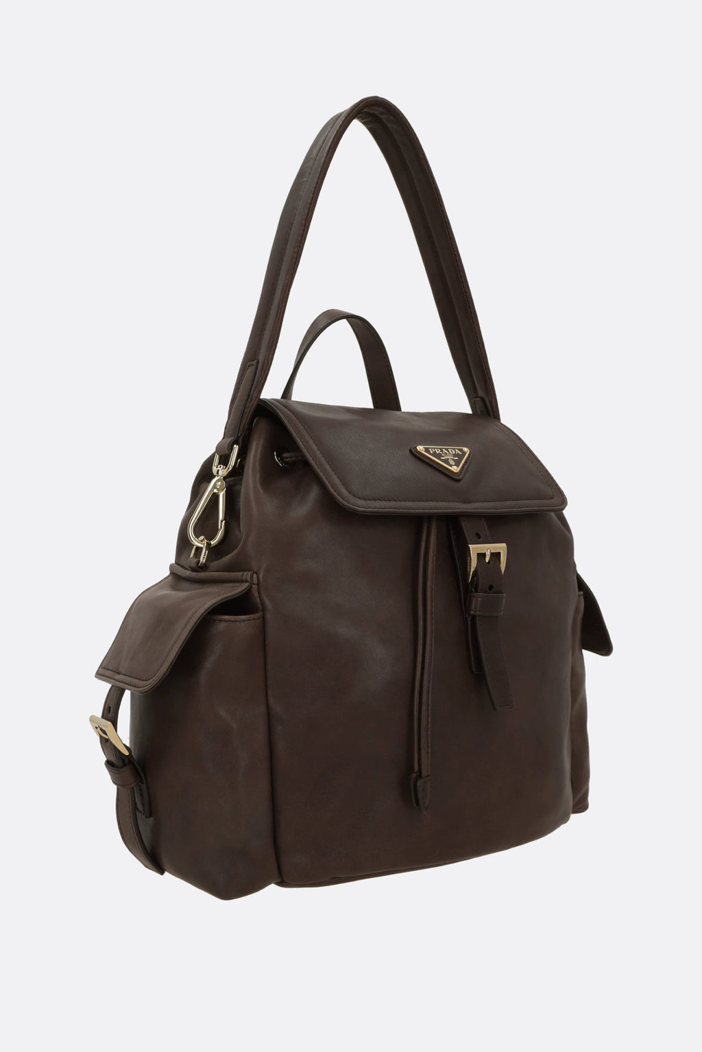 Prada Women's Explore Medium Backpack in Brown