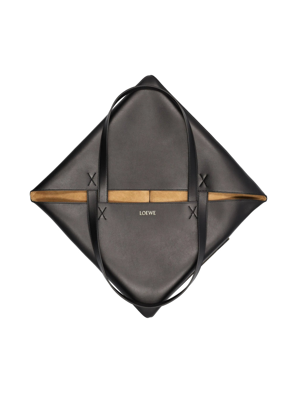Loewe Men's Puzzle Fold Large Bag in Black