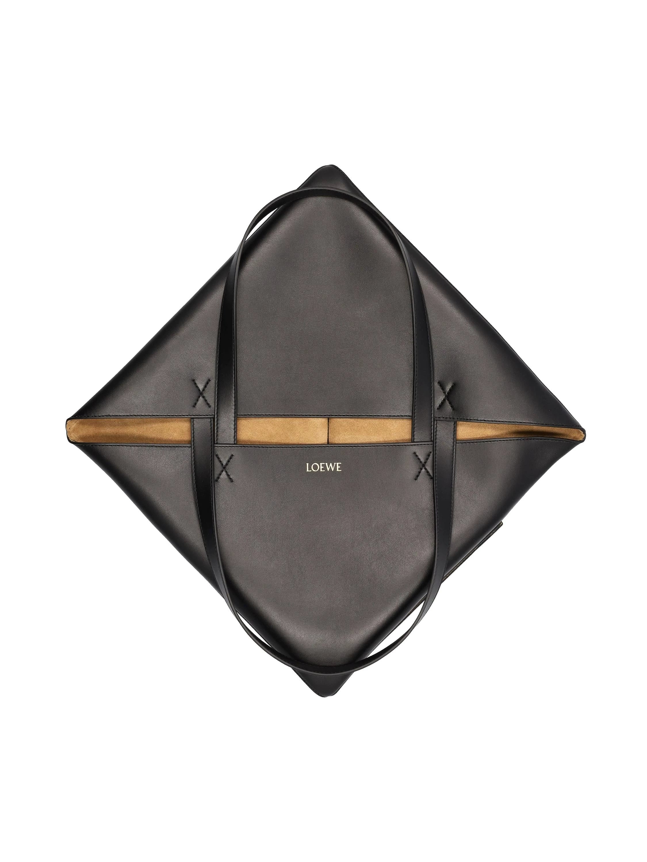 Loewe Men's Puzzle Fold Large Bag in Black