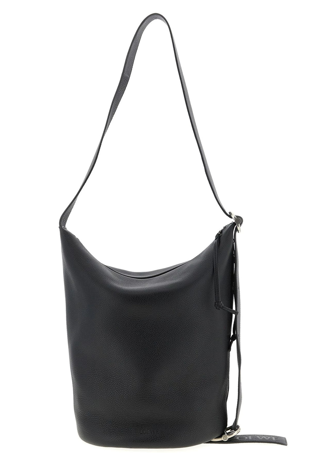 Loewe Men's Loop Hobo Bag in Black