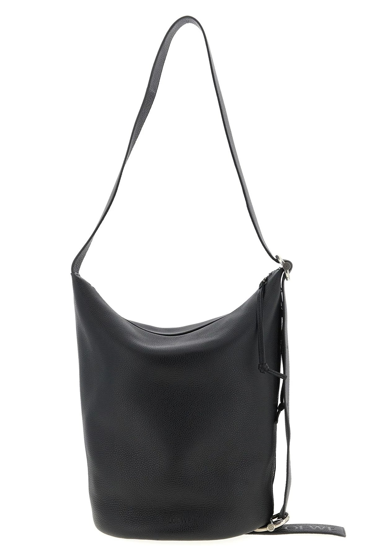 Loewe Men's Loop Hobo Bag in Black