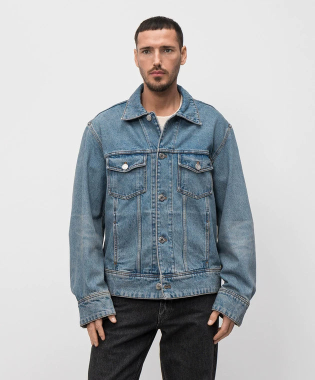 Ami Paris Men's Jacket in Blue
