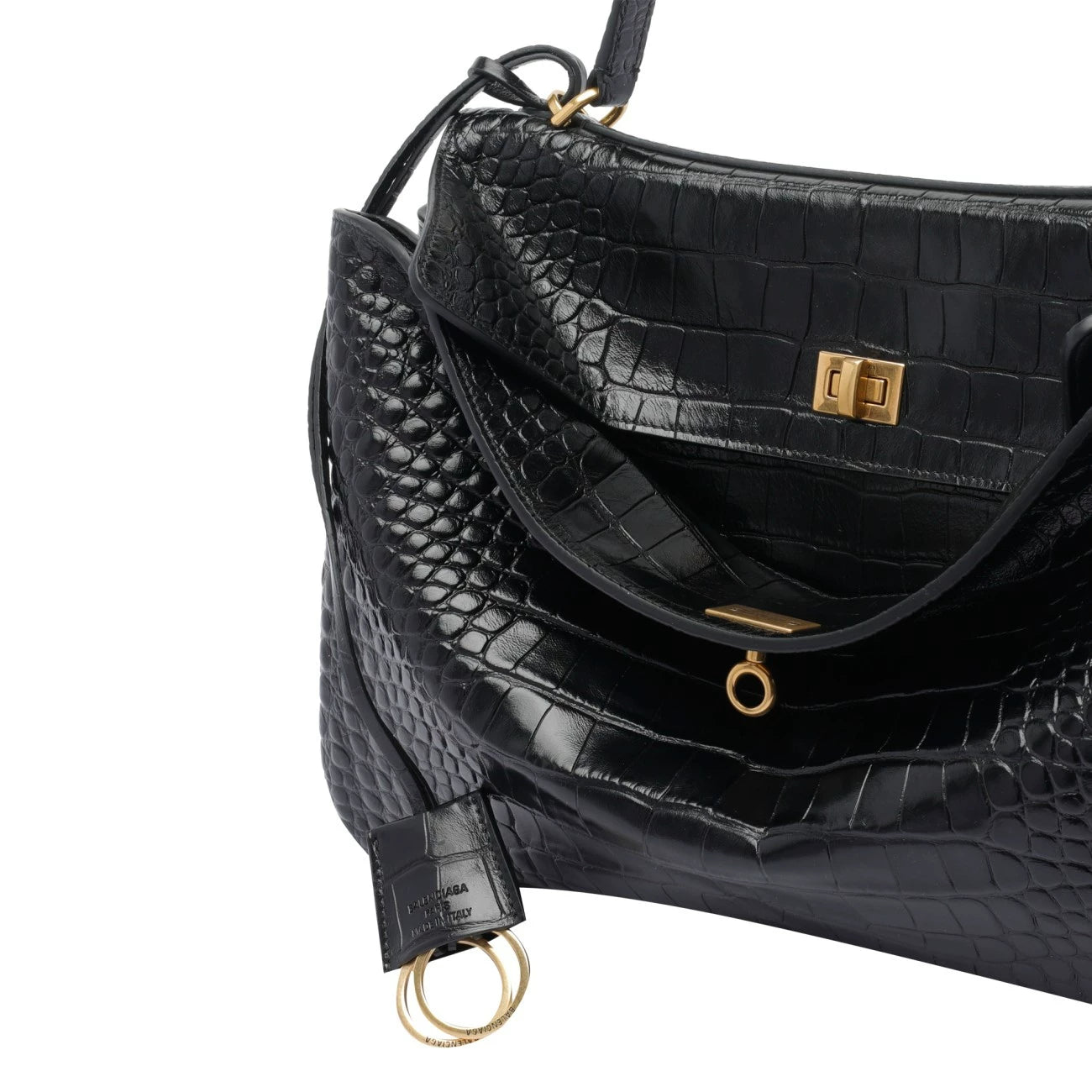 Balenciaga Women's Rodeo Medium Shoulder Bag in Black