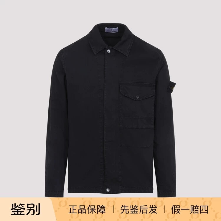 Stone Island Men's Jacket in Black