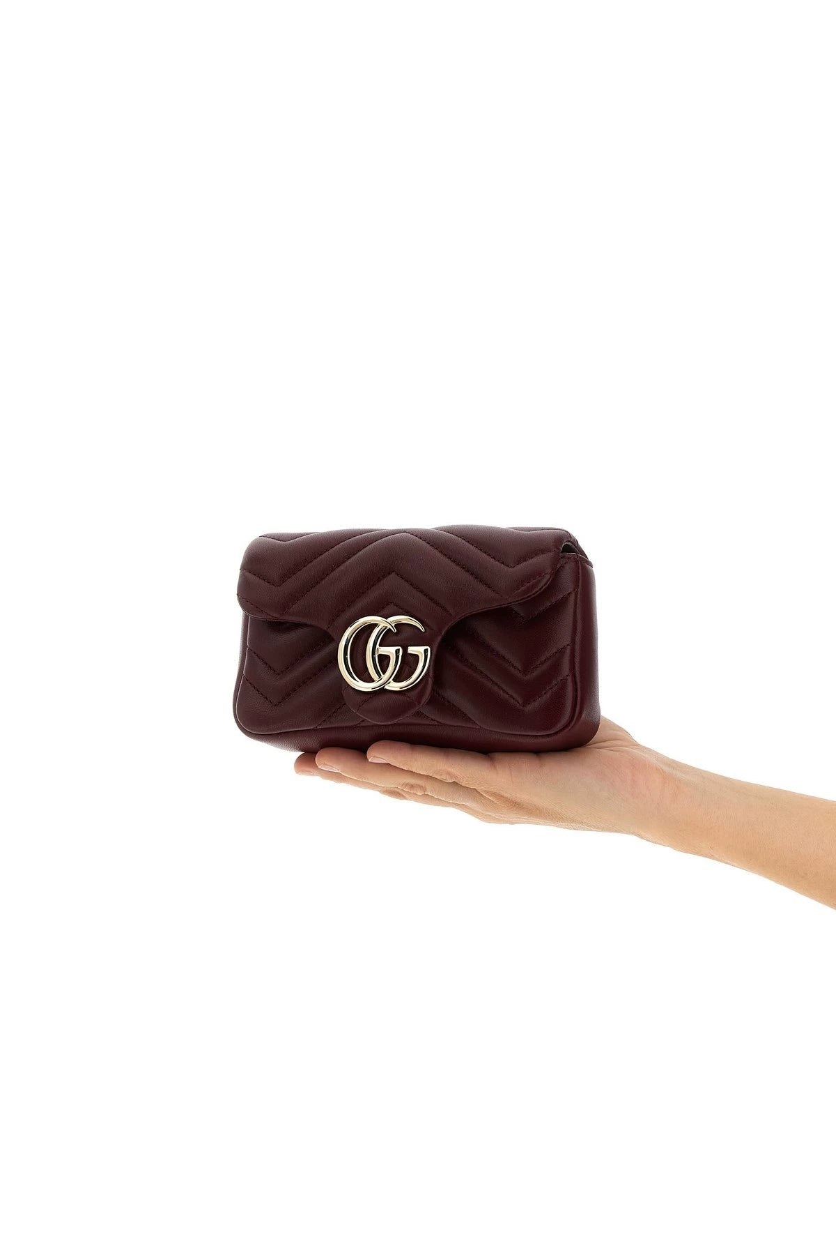 Gucci Women's Gg Marmont Mini Bag in Red