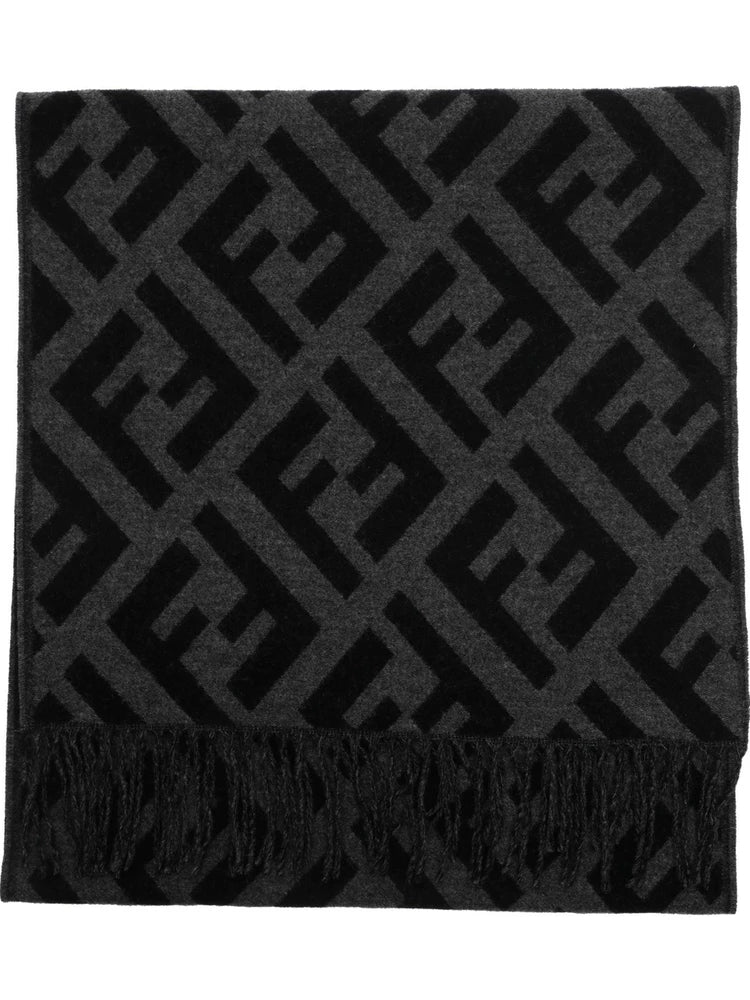Fendi Men's Scarf in Grey