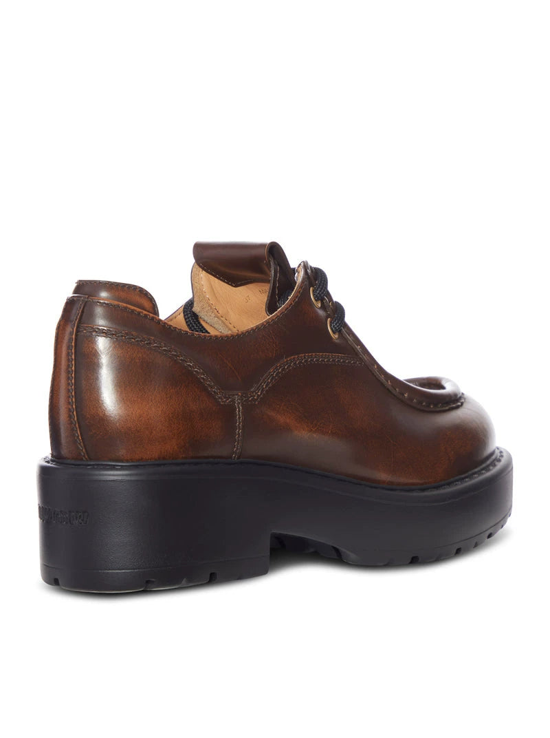 Miu Miu Women's Loafers in Brown
