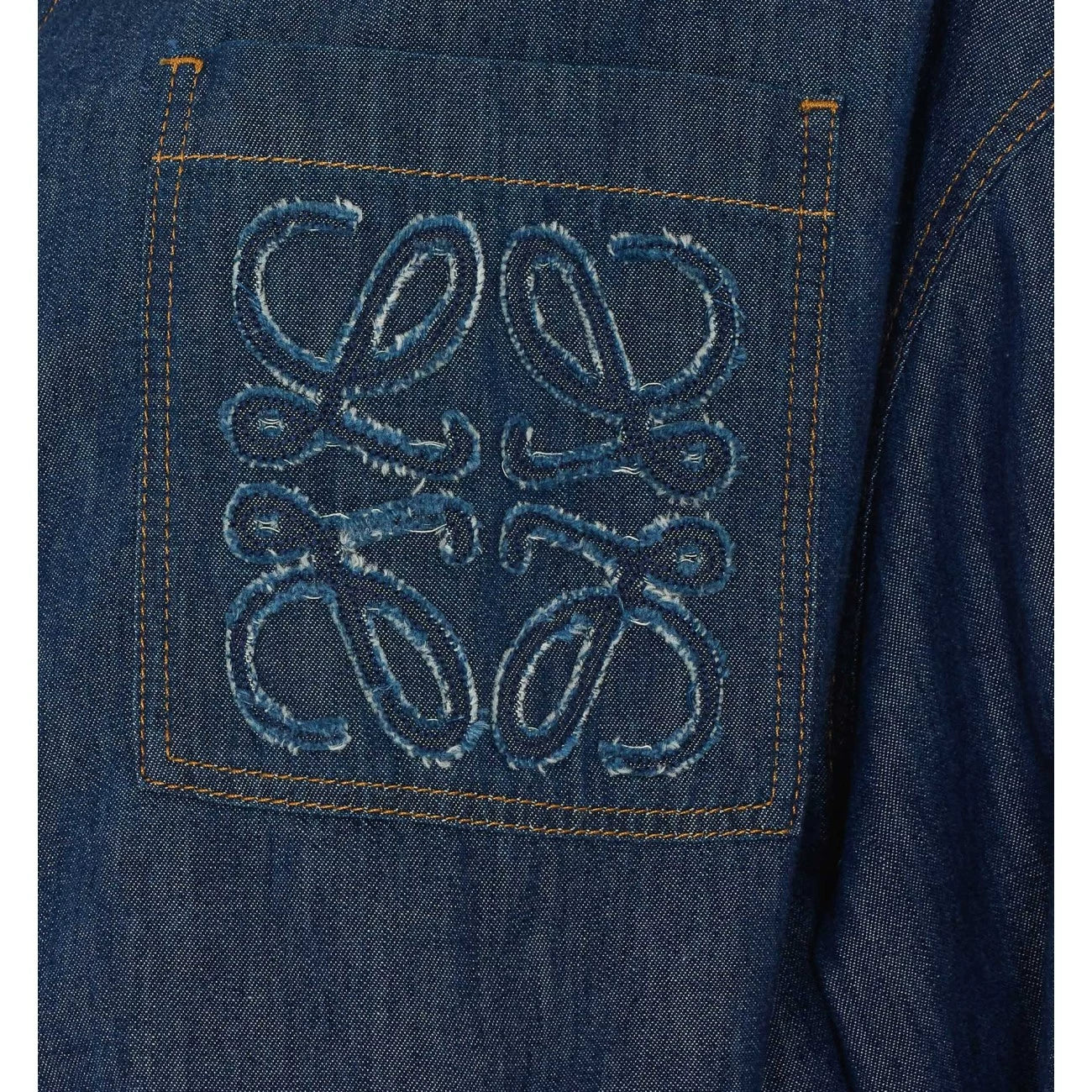 Loewe Men's Anagram Jacket in Blue