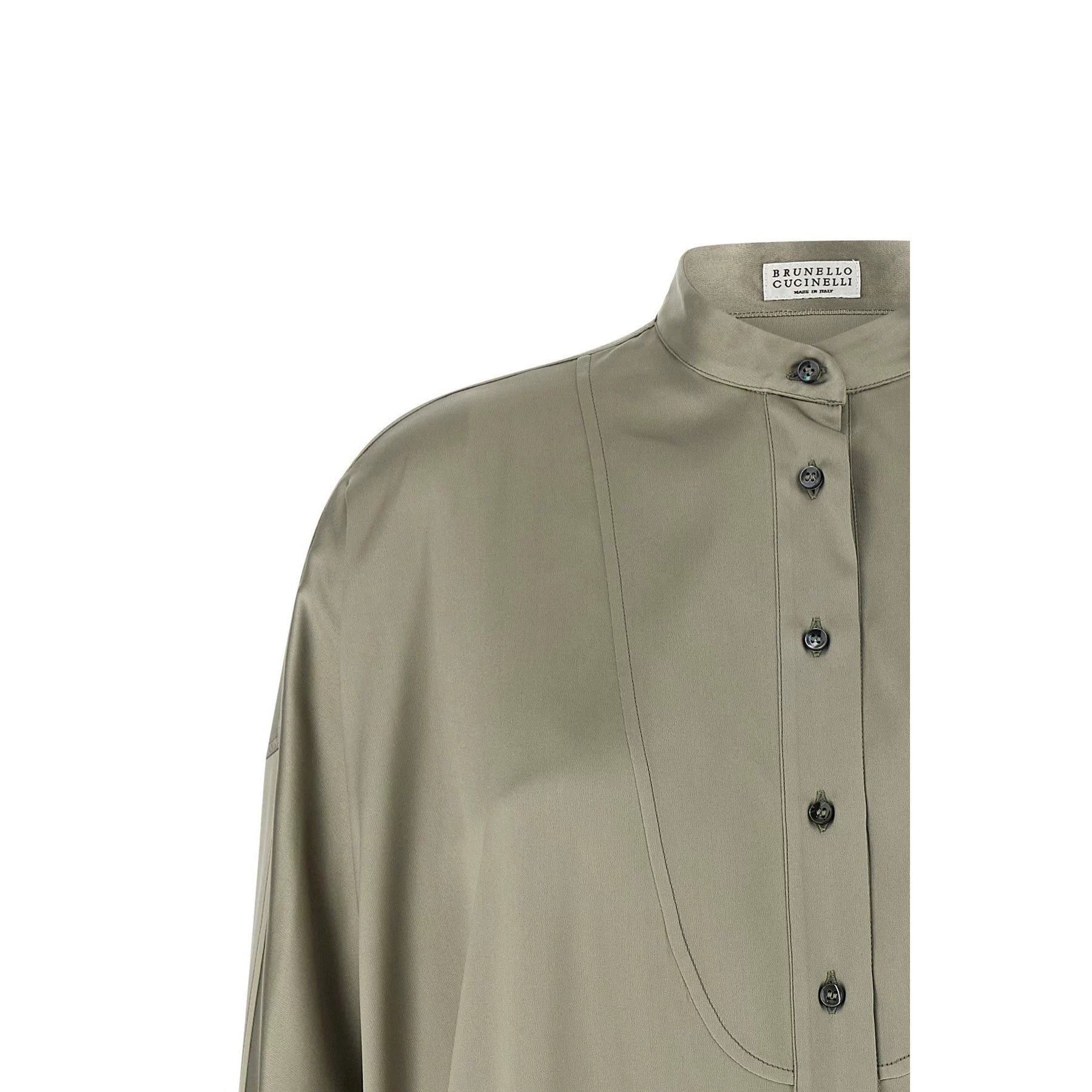 Brunello Cucinelli Men's Leather Jacket in Brown