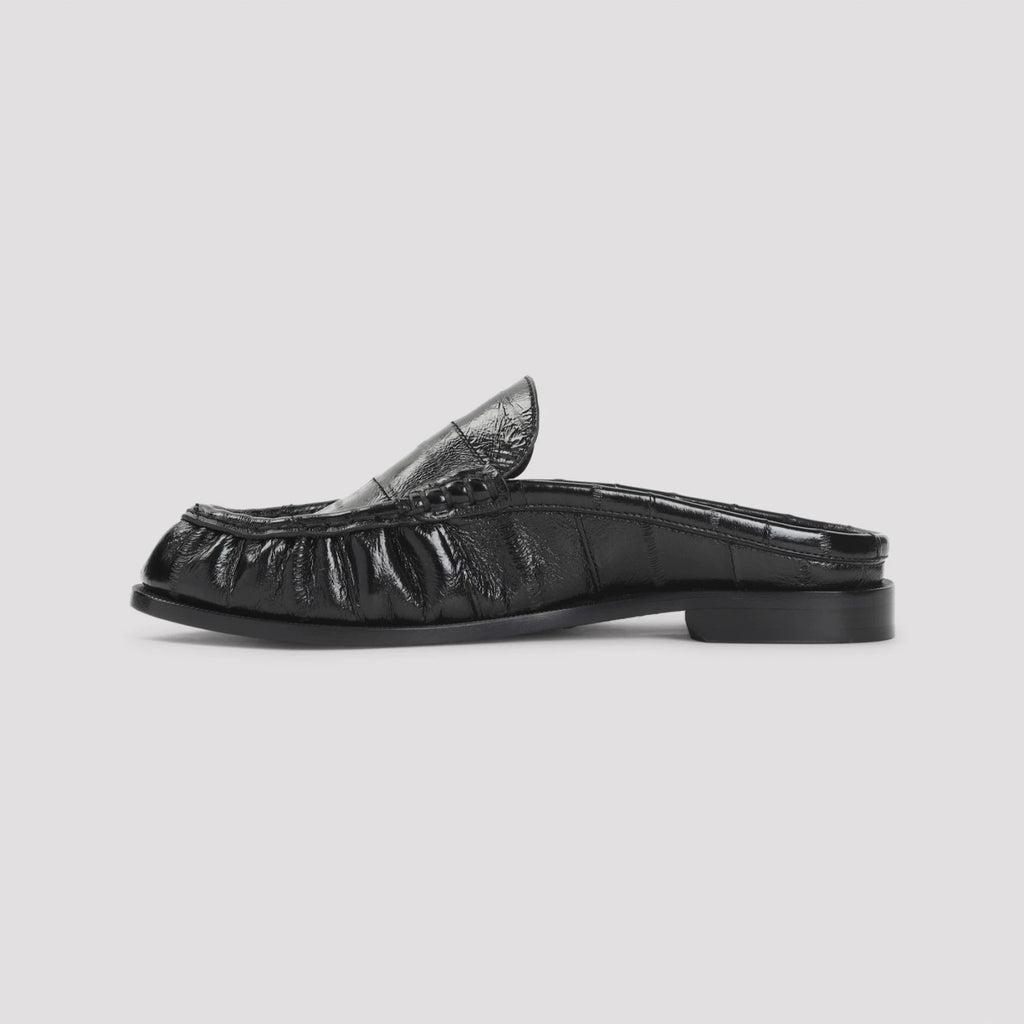 Saint Laurent Women's YSL Le Loafer 15 Shoes in Black
