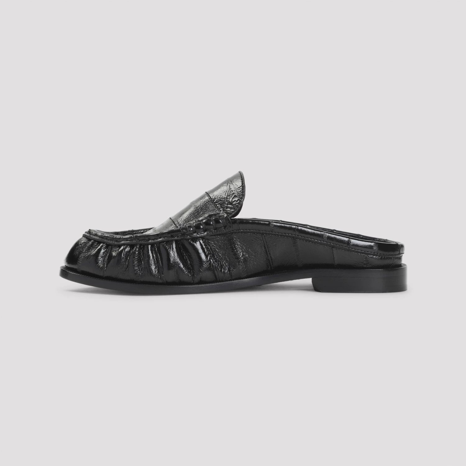 Saint Laurent Women's YSL Le Loafer 15 Shoes in Black