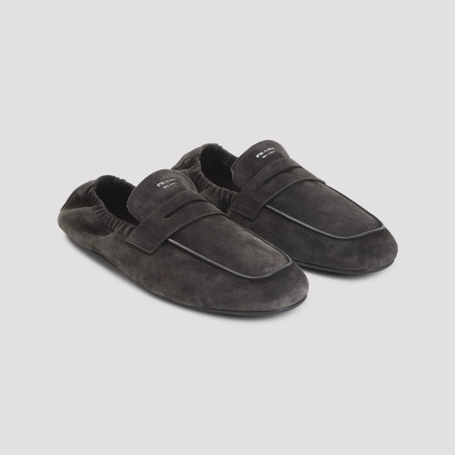 Prada Men's Loafers in Dark Brown