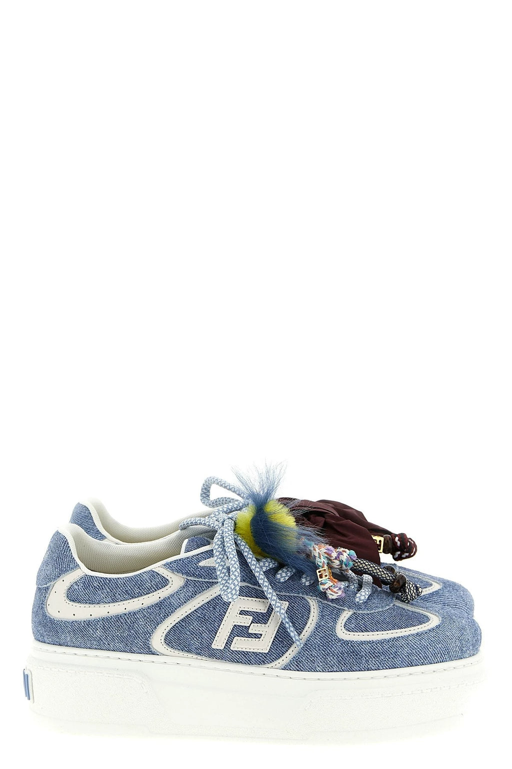 Fendi Women's Match Sneakers in Blue