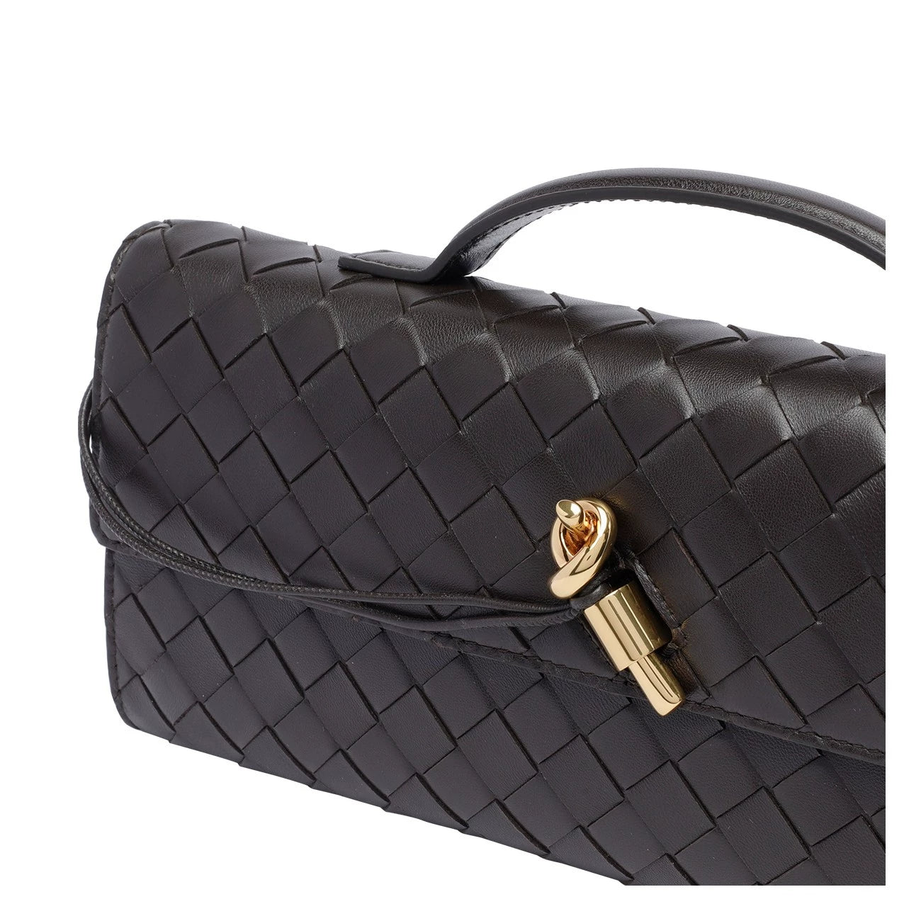 Bottega Veneta Women's Andiamo Clutch Clutch in Brown