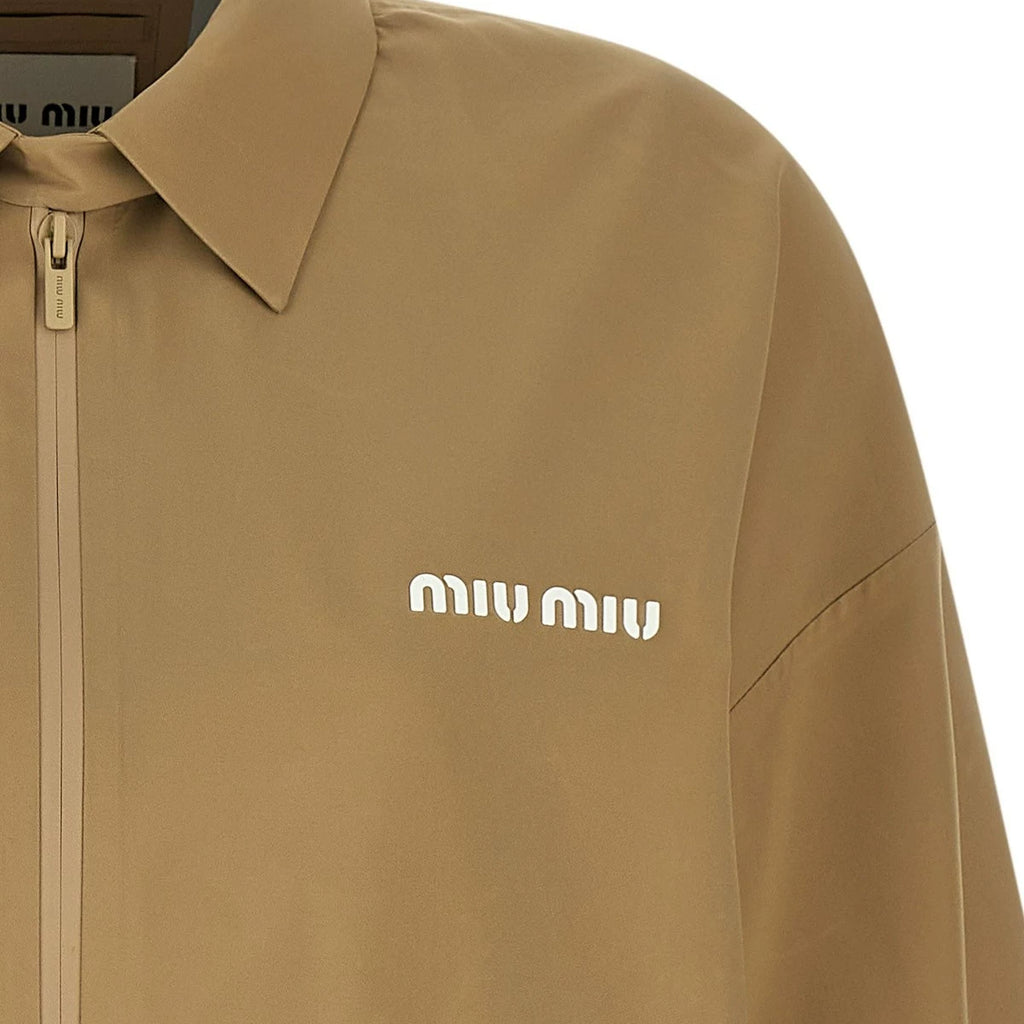 Miu Miu Women's Coat in Beige