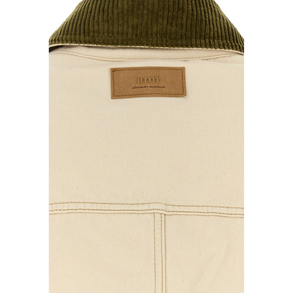Ami Paris Jacket in Beige