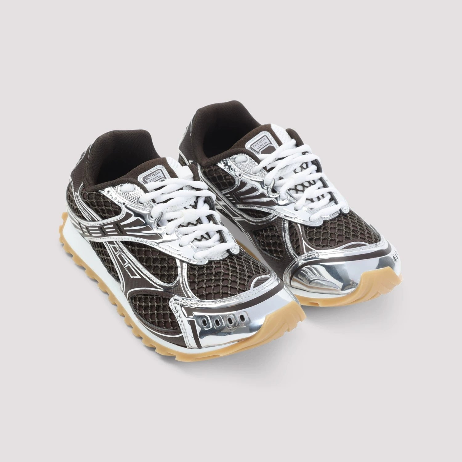 Bottega Veneta Women's Orbit Bv Sneakers in Brown