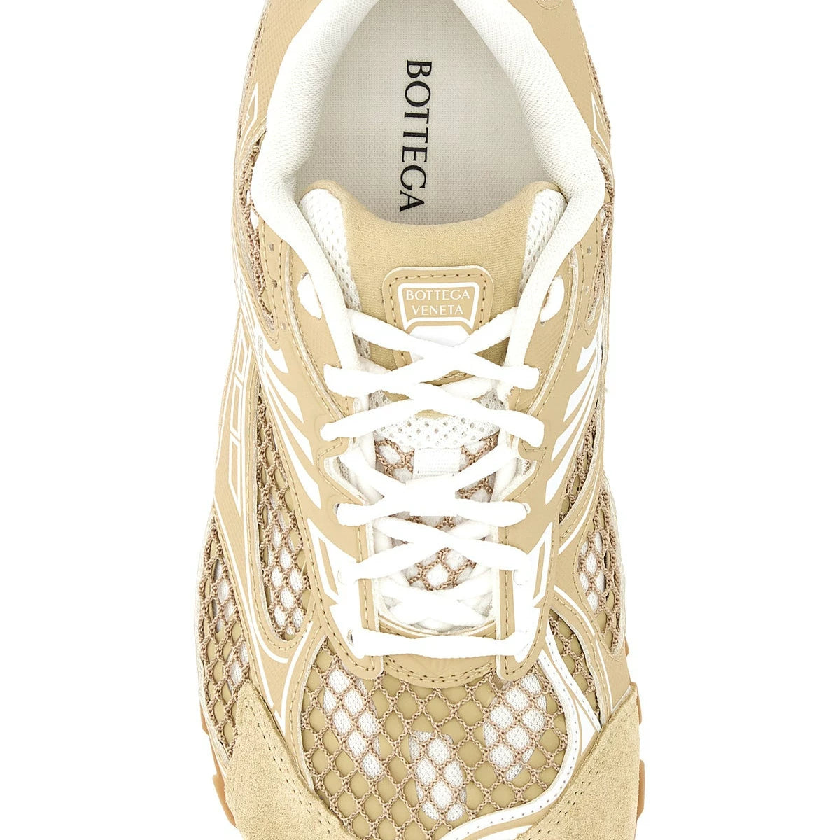 Bottega Veneta Women's Orbit Bv Sneakers in Beige