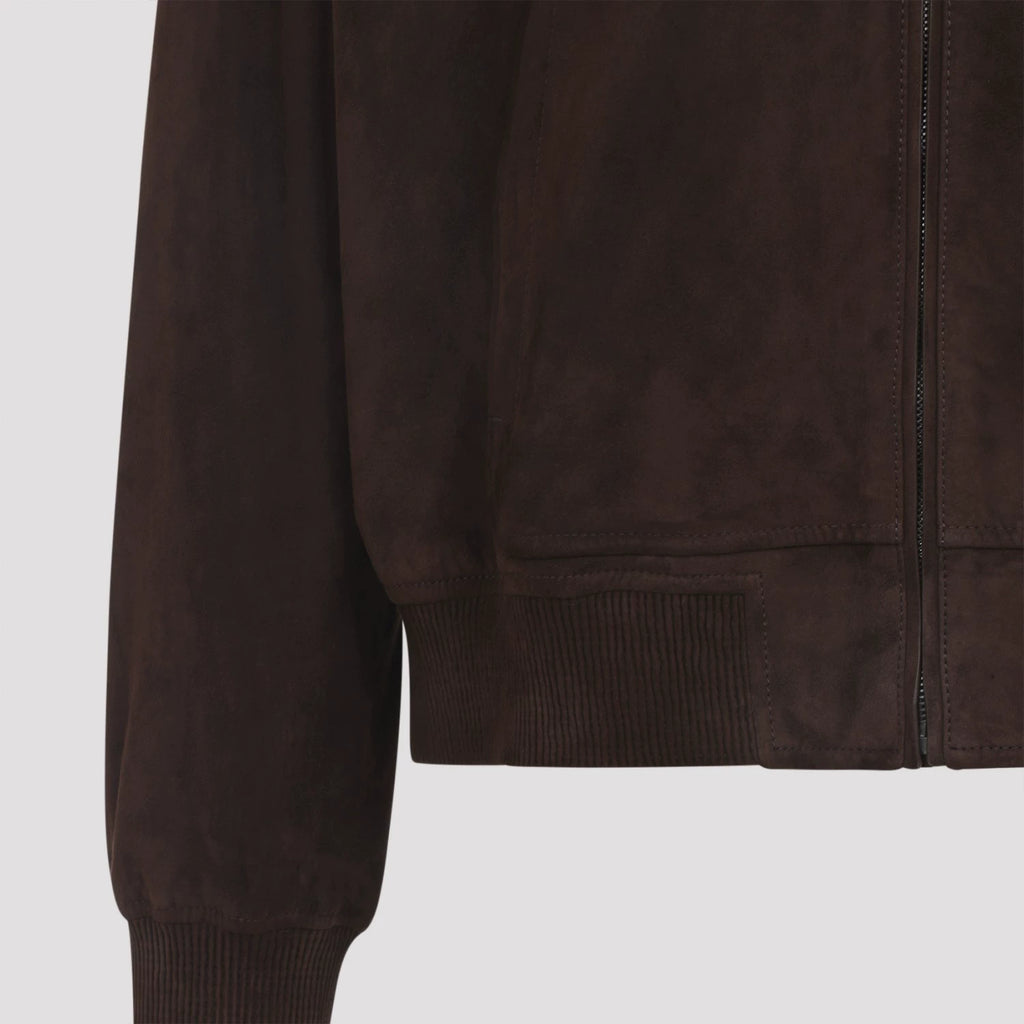 Ralph Lauren Men's Ralph Lauren Purple Label Leather Jacket in Brown