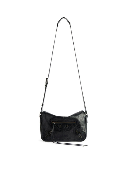 Balenciaga Men's Le City Flap Small Bag in Black