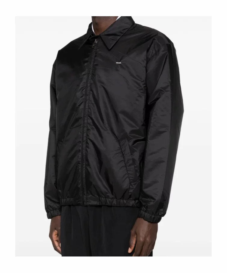 Prada Men's Logo Jacket in Black