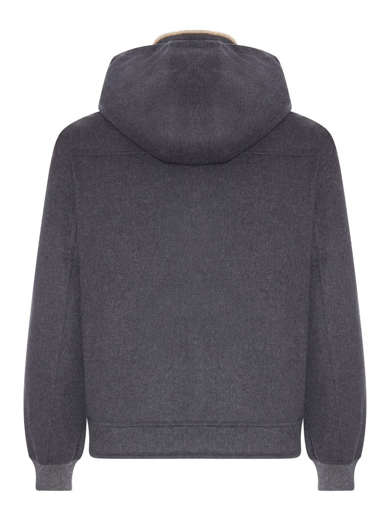 Brunello Cucinelli Men's Jacket in Grey