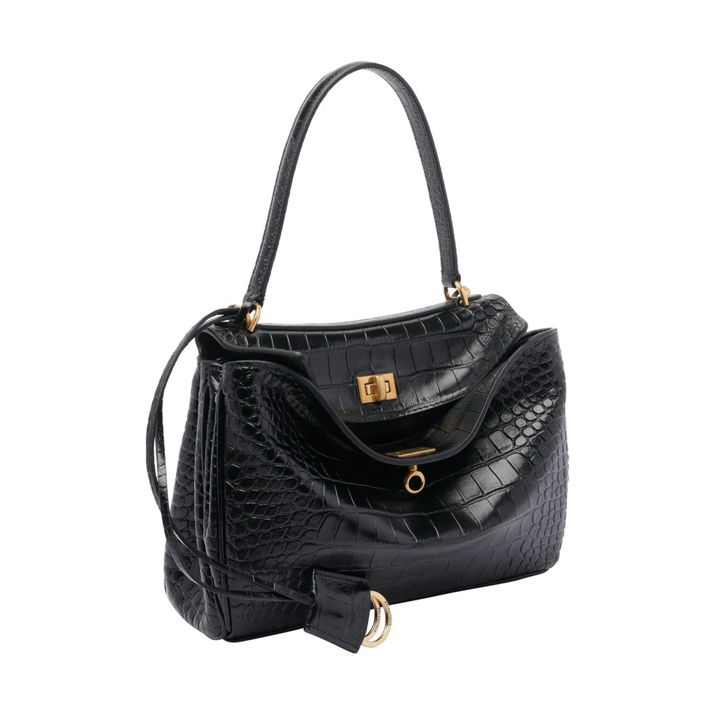 Balenciaga Women's Rodeo S Small Shoulder Bag in Black