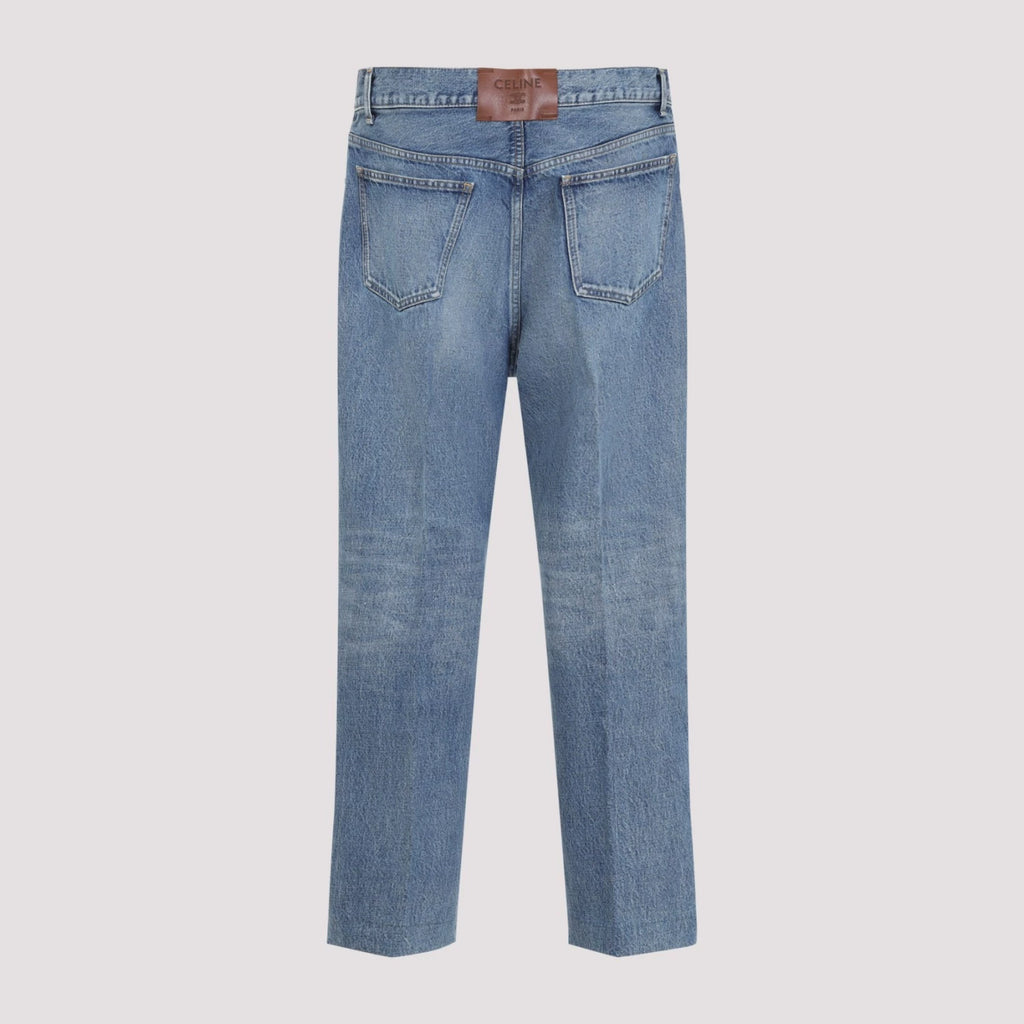 Celine Men's Boyfriend 001 Jeans in Blue