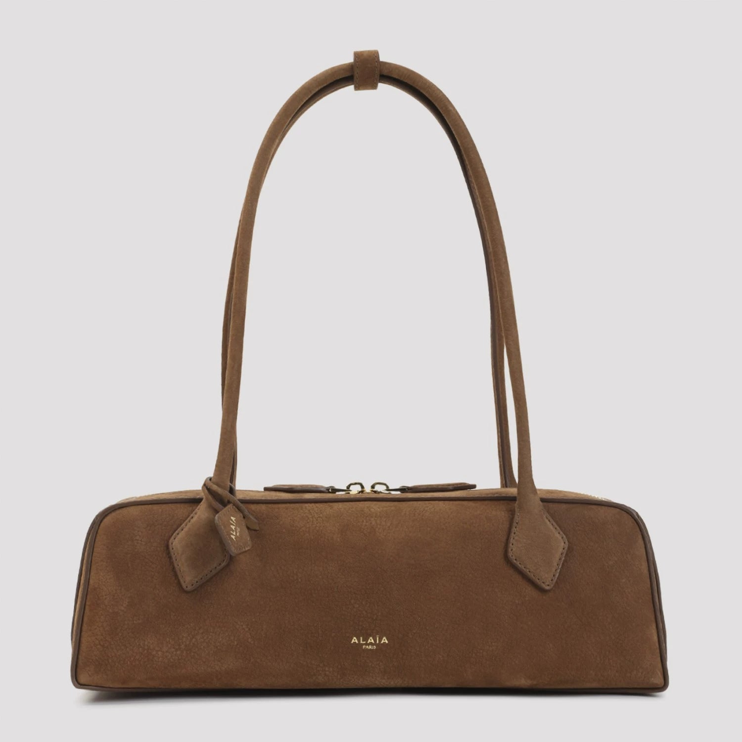Alaia Women's Teckel Medium Shoulder Bag in Brown