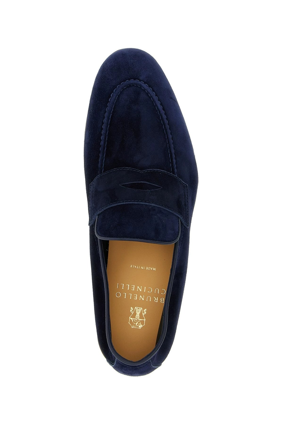 Brunello Cucinelli Men's Loafers in Blue