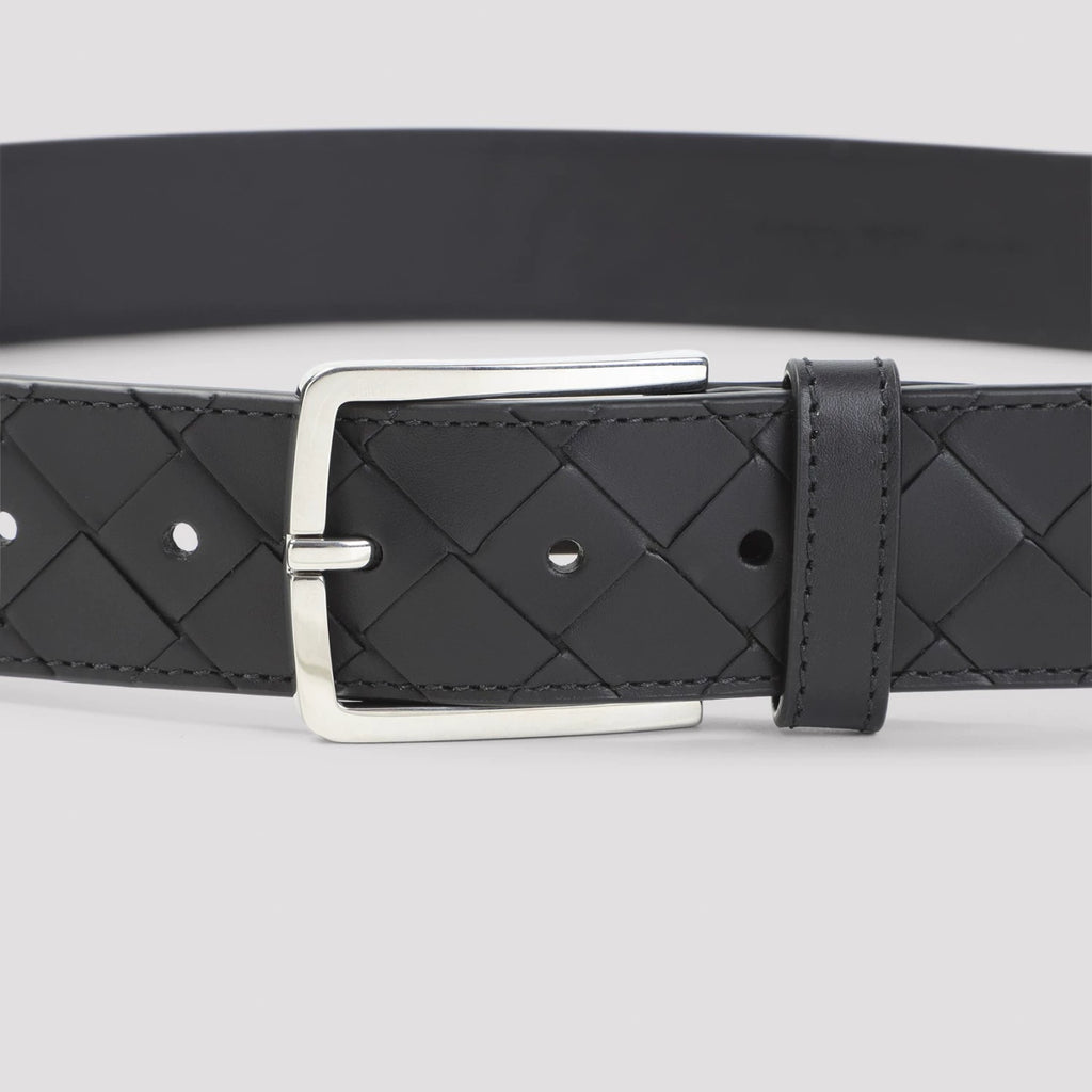 Bottega Veneta Men's Belt in Black