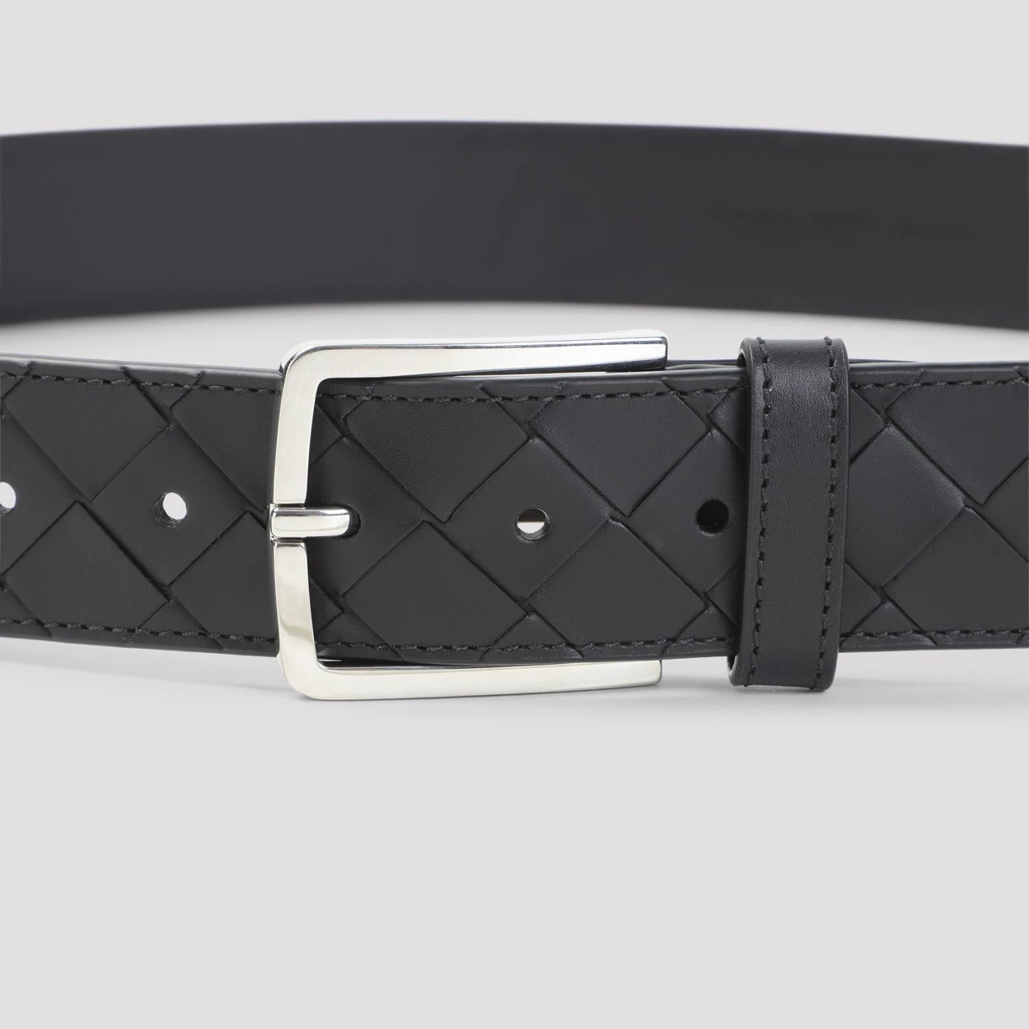 Bottega Veneta Men's Belt in Black