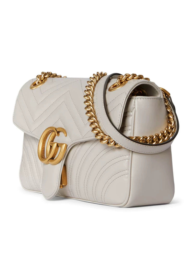 Gucci Women's Gg Marmont Medium Bag in Grey