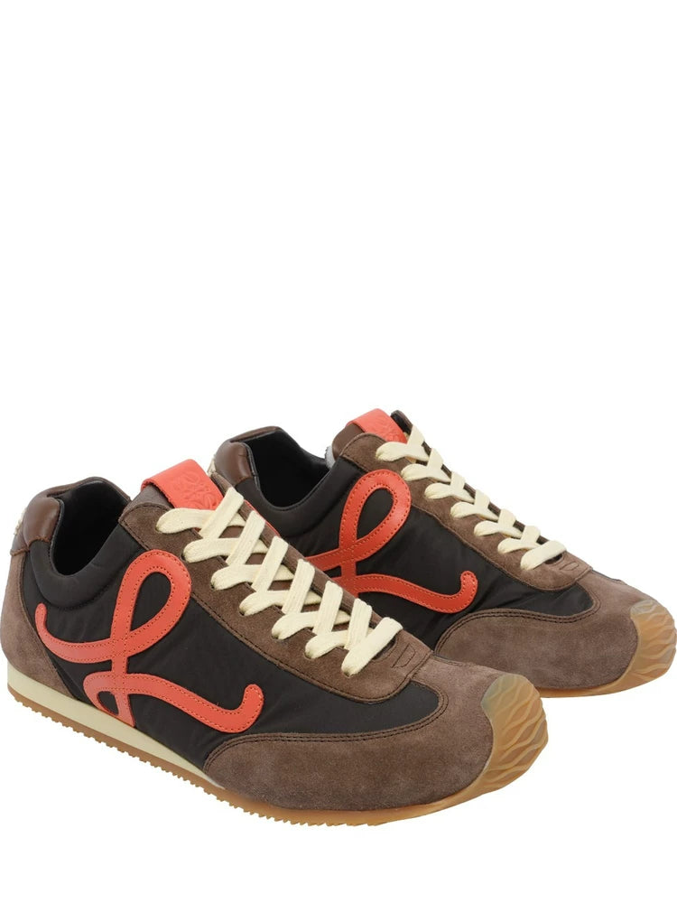 Loewe Men's Runner Sneakers in Brown