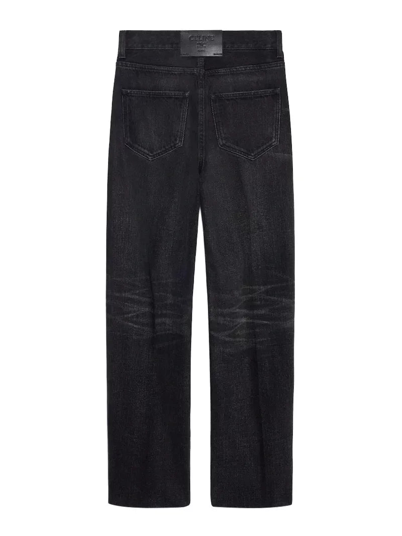 Celine Men's Boyfriend 001 Jeans in Black