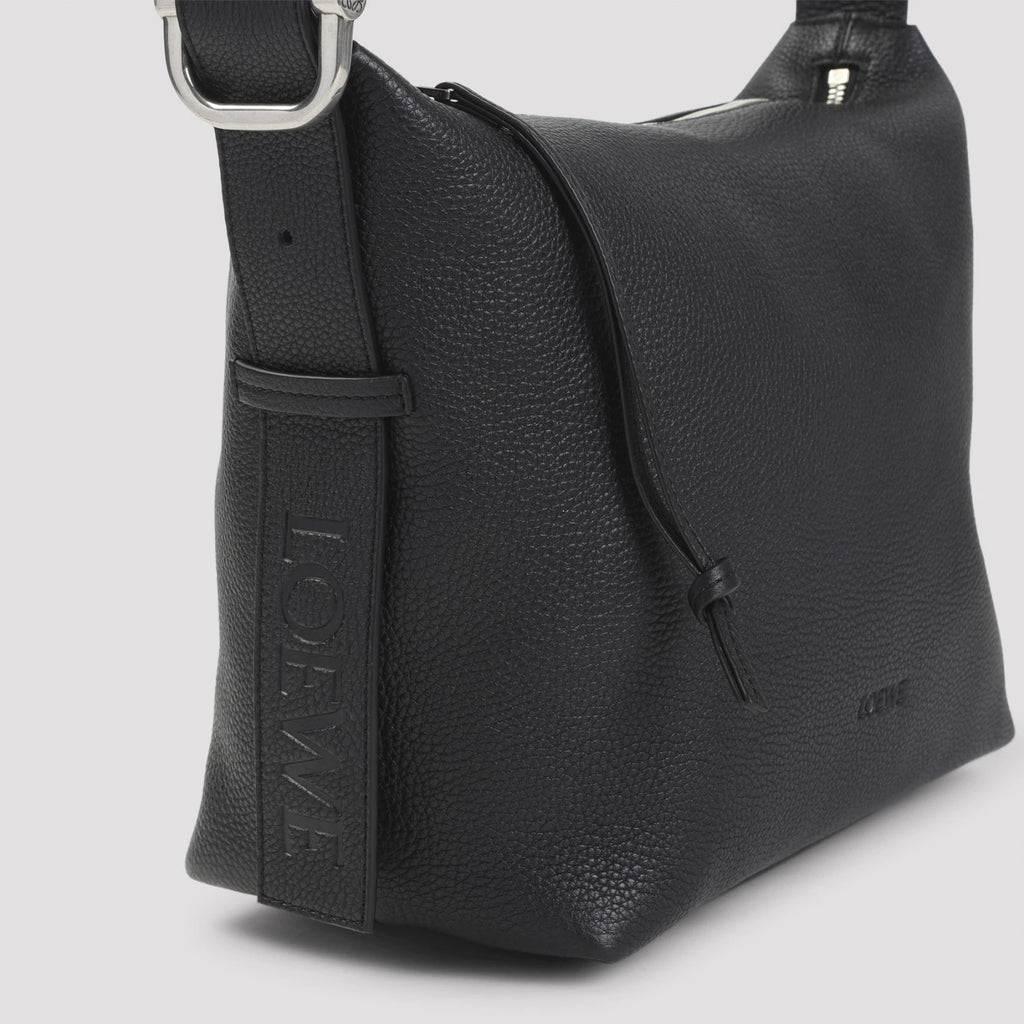 Loewe Men's Loop Hobo Bag in Black