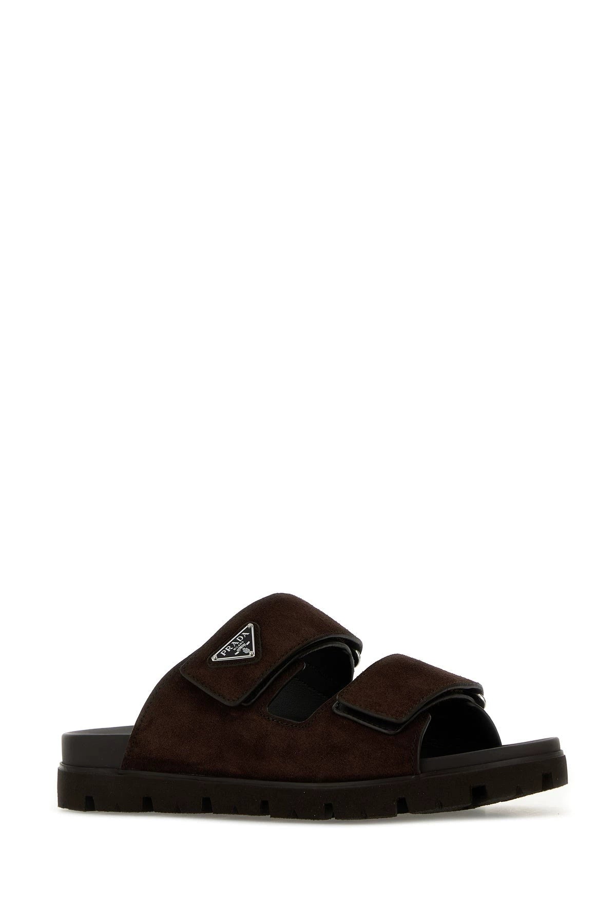Prada Men's Slippers in Brown