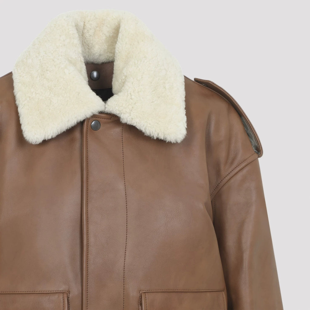 Saint Laurent Women's YSL Leather Jacket