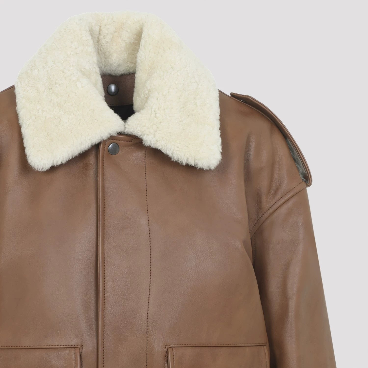Saint Laurent Women's YSL Leather Jacket