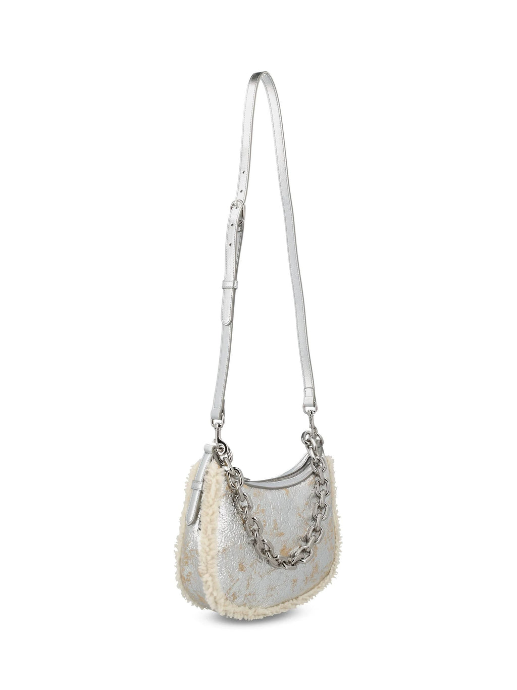 Gucci Women's Emblem Small Bag in Silver