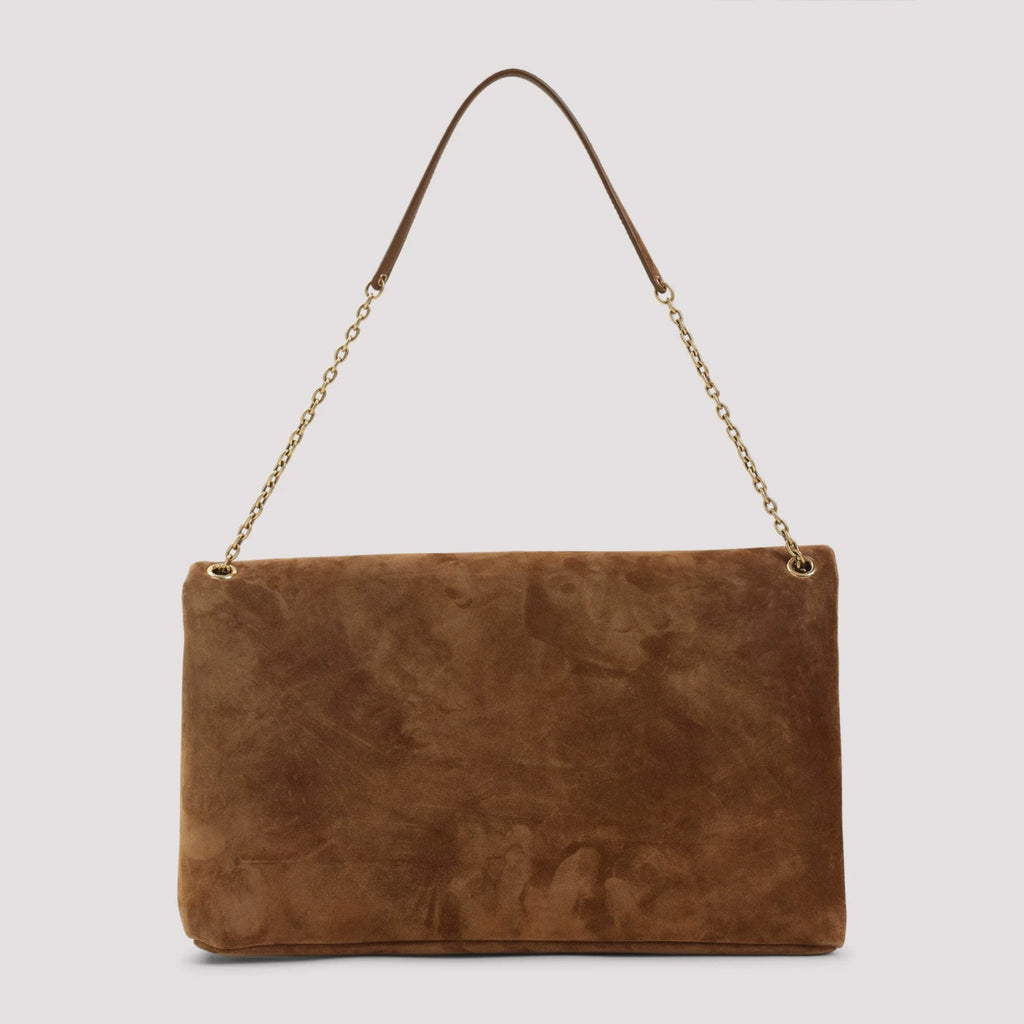 Saint Laurent Women's YSL Cassandre XXL Bag in Camel